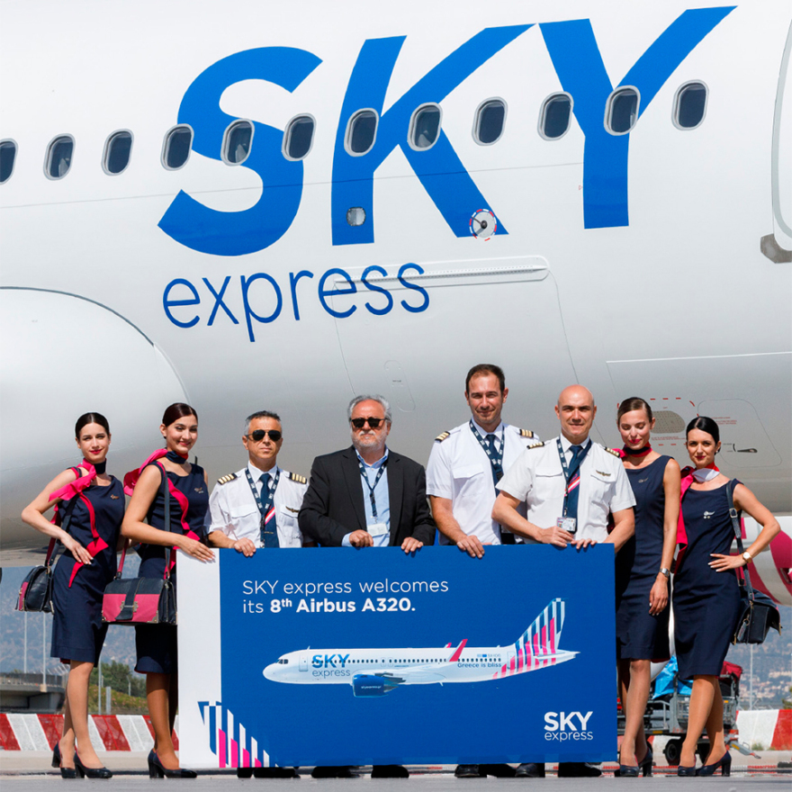 SKY express: ακόμα ένα Airbus A320neo στο νεότερο και πιο “πράσινο” στόλο της χώρας
