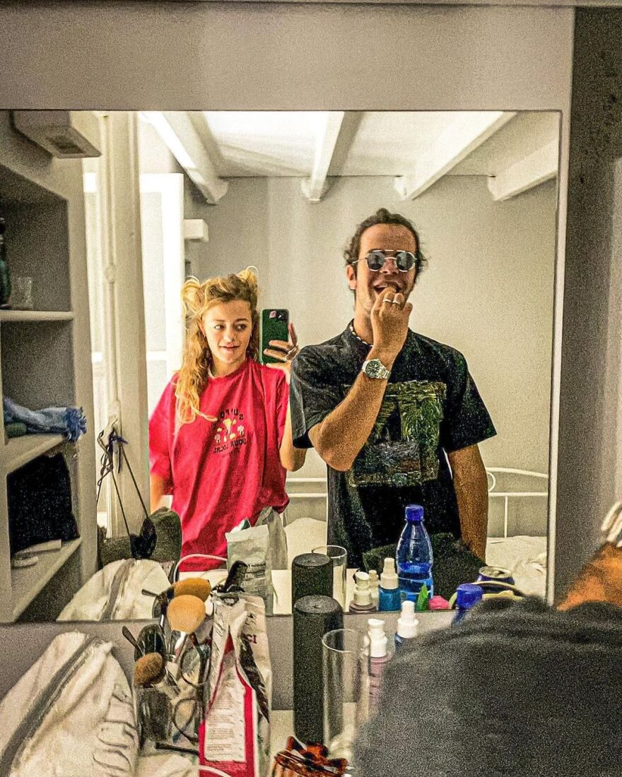 Γαία Μερκούρη - Άγγελος Λάτσιος: Η φωτογραφία με το φιλί τους στο Instagram