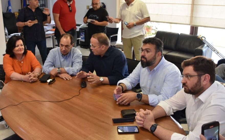 Συνάντηση κλιμακίου του ΣΥΡΙΖΑ-ΠΣ με τον δήμαρχο Βάρης-Βούλας-Βουλιαγμένης