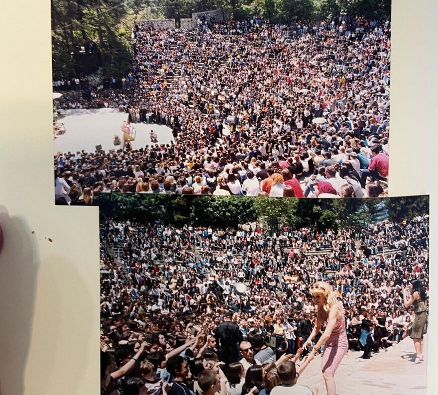 Η Ελένη Μενεγάκη θυμάται τα παλιά - Οι φωτογραφίες που «ξέθαψε» από τα χρόνια του «Πρωινού Καφέ»