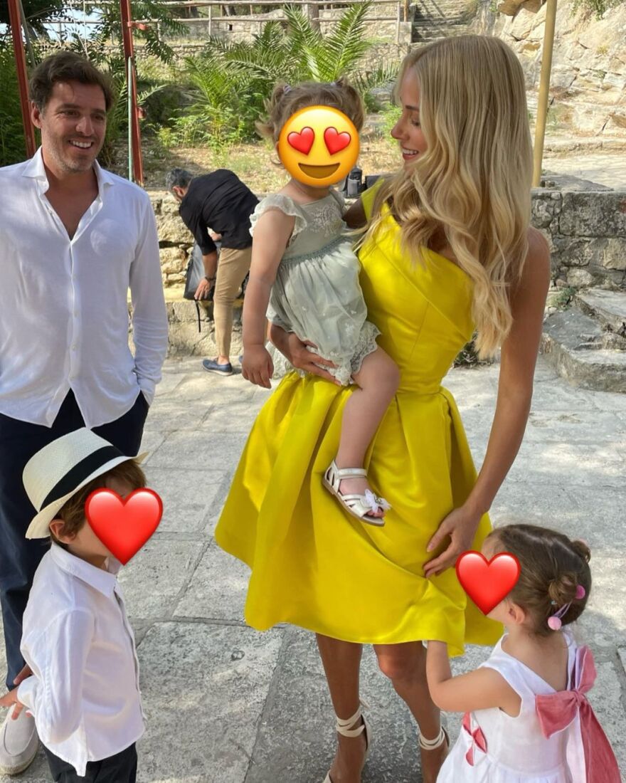 Η Δούκισσα Νομικού έγινε νονά στην Κρήτη