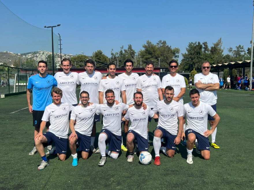 H Ariston Navigation του Ιωάννη Ξυλά κατέκτησε αήττητη το Posidonia Shipsoccer tournament