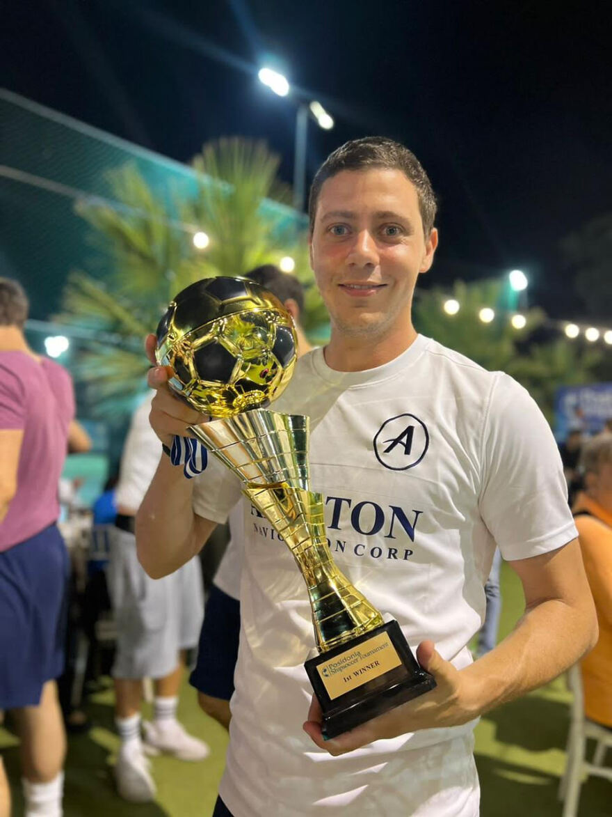 H Ariston Navigation του Ιωάννη Ξυλά κατέκτησε αήττητη το Posidonia Shipsoccer tournament