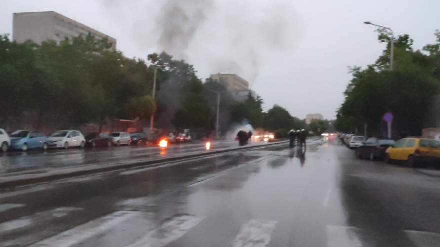 ΑΠΘ: Επεισόδια εντός του πανεπιστημίου μετά το τέλος της πορείας