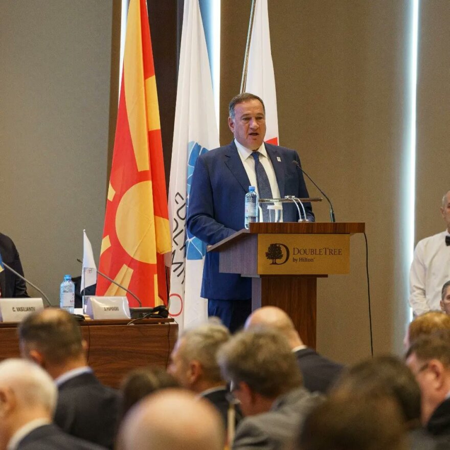 Σκόπια - Καπράλος: «Ακόμη και όταν ο κόσμος είναι διχασμένος, ο αθλητισμός μπορεί να ενώσει»