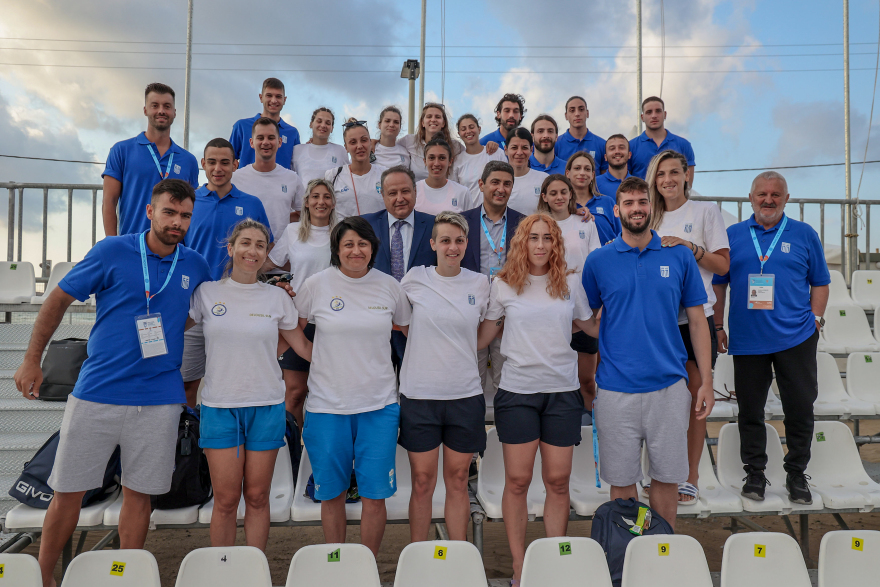 Λαμπρή η τελετή εγκαινίων του πρώτου Εθνικού Κέντρου Παράκτιων Αθλημάτων