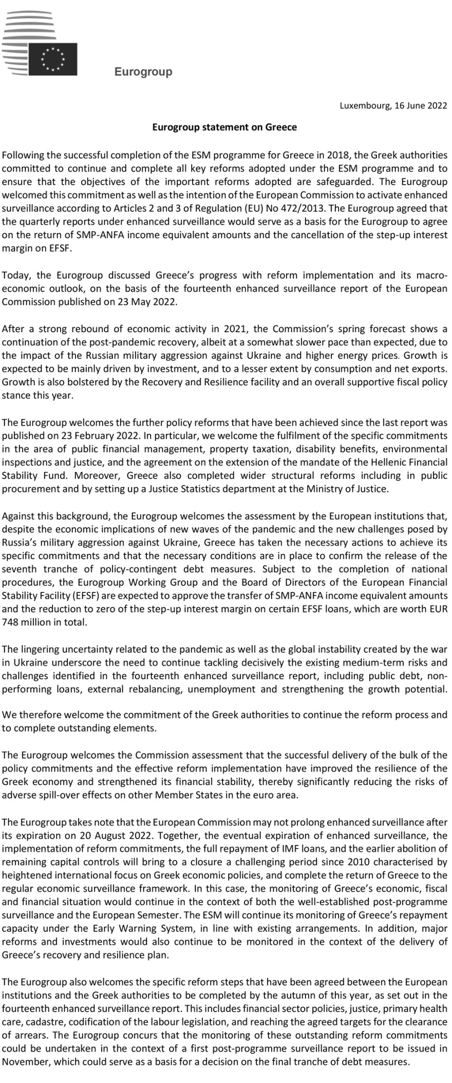 Ιστορική επανεκκίνηση: Τι σημαίνει το τυπικό τέλος της 12ετους επιτήρησης