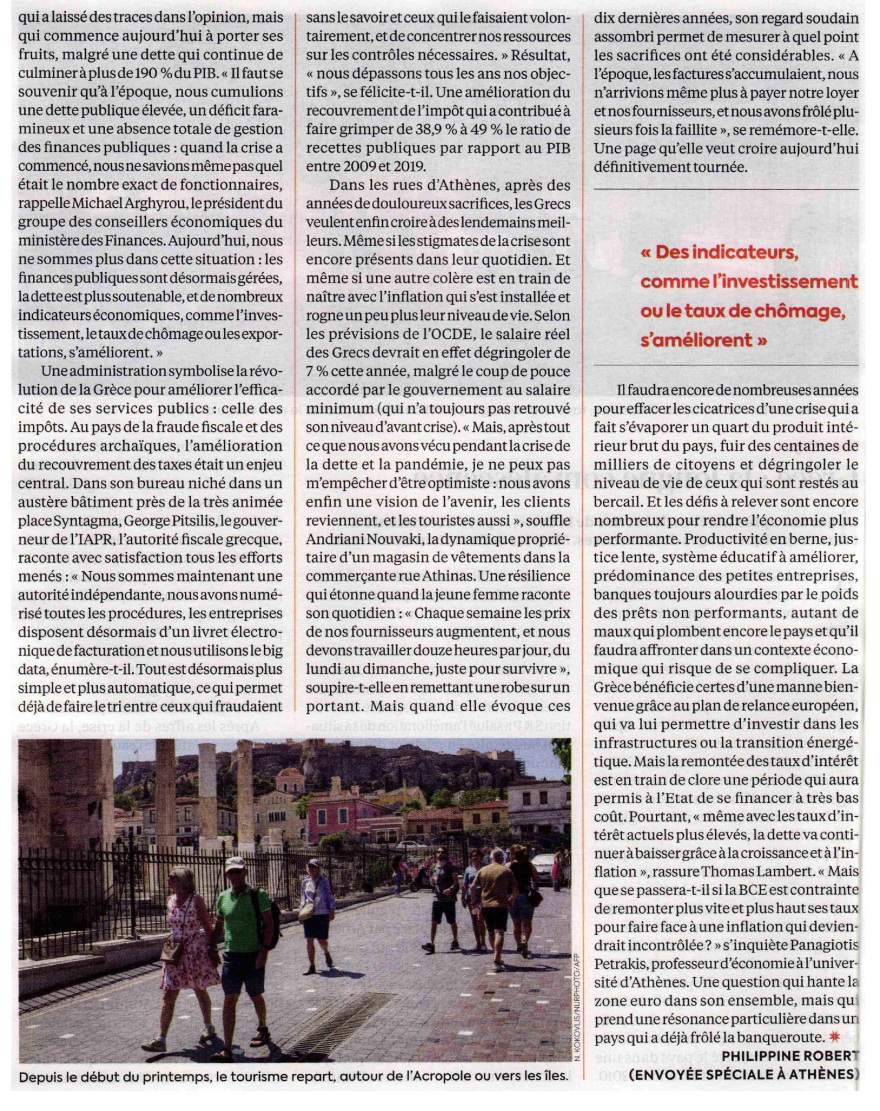 «Ύμνοι» της L' Express στην ανάκαμψη της Ελλάδας