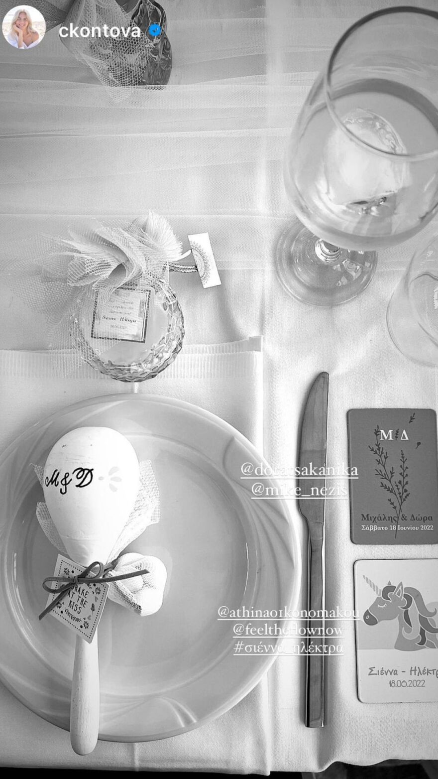 Αθηνά Οικονομάκου: Βάφτισε την κόρη της - Το φωτογραφικό άλμπουμ της βάφτισης