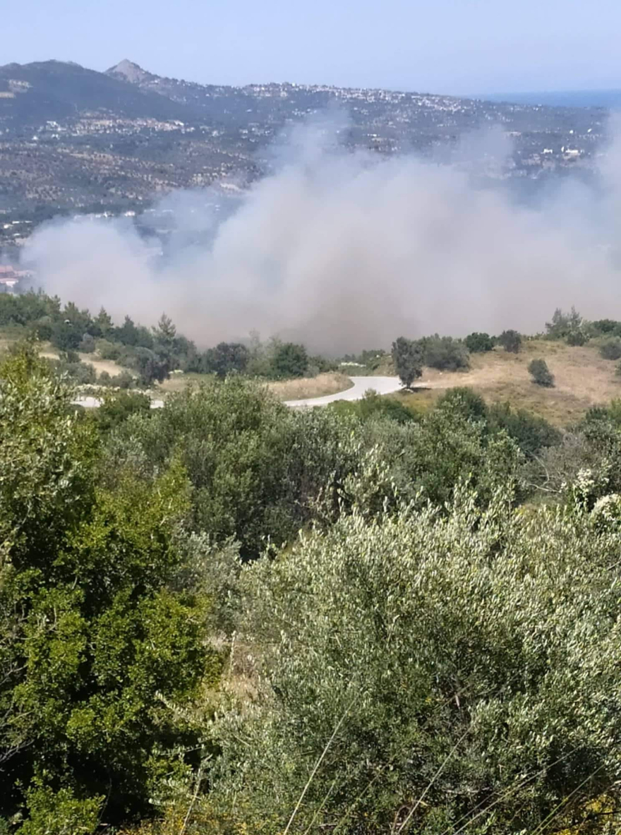 Υπό έλεγχο η φωτιά στην Εύβοια