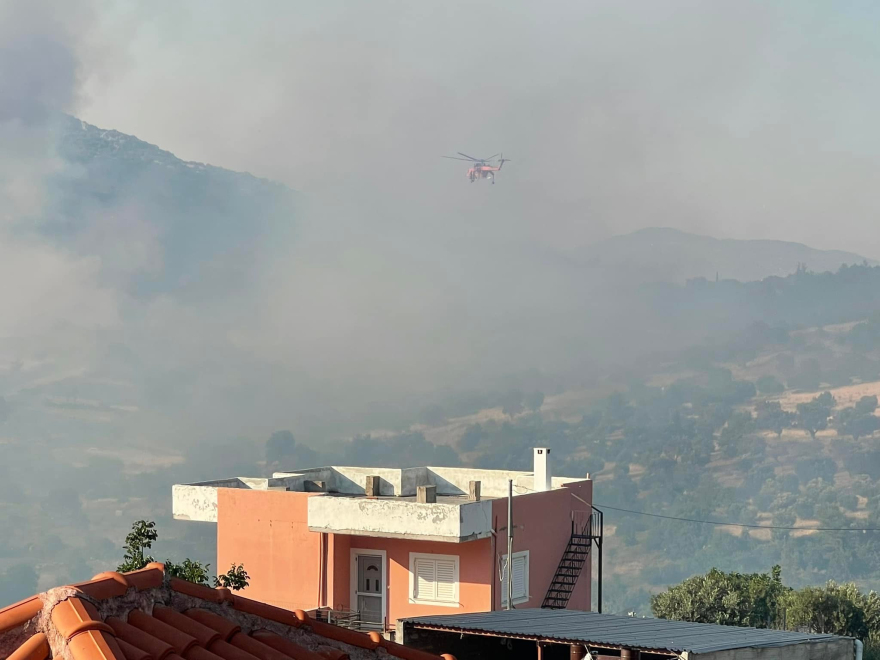 Υπό έλεγχο η φωτιά στην Εύβοια