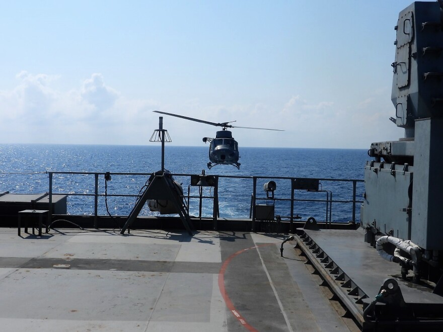 Συνεκπαίδευση της φρεγάτας «Ύδρα» με την ιταλική «Libeccio» νοτιοδυτικά της Κρήτης - Φωτογραφίες