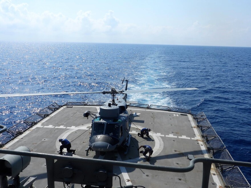 Συνεκπαίδευση της φρεγάτας «Ύδρα» με την ιταλική «Libeccio» νοτιοδυτικά της Κρήτης - Φωτογραφίες
