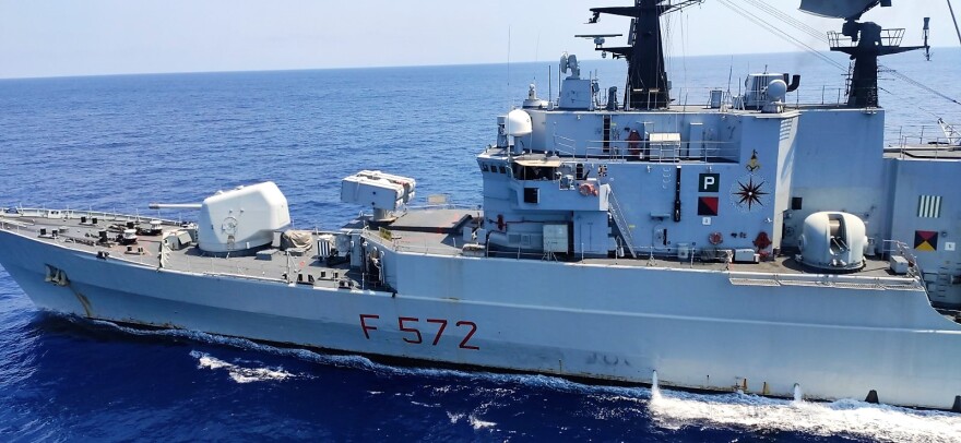 Συνεκπαίδευση της φρεγάτας «Ύδρα» με την ιταλική «Libeccio» νοτιοδυτικά της Κρήτης - Φωτογραφίες