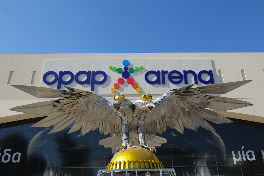 ΑΕΚ: Εντυπωσιακές φωτογραφίες από την είσοδο της OPAP Arena 