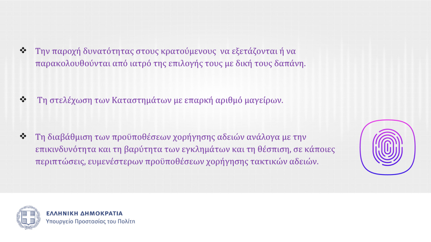 Αυτός είναι ο νέος Σωφρονιστικός Κώδικας που θα τεθεί σε δημόσια διαβούλευση