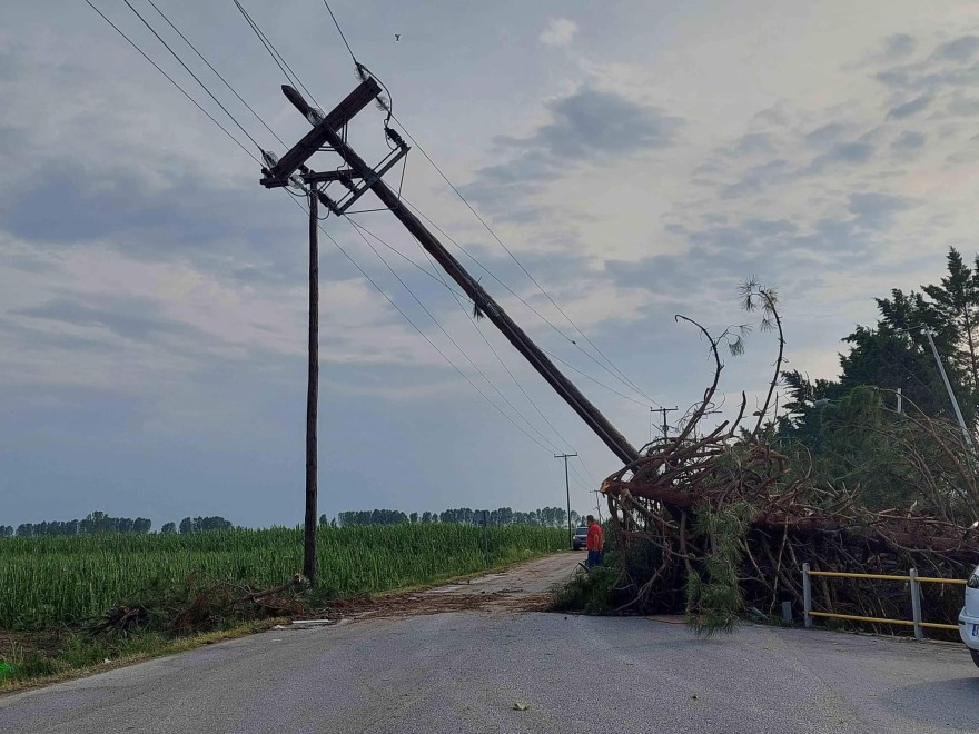 Ξάνθη: Καταστροφές σε εποχικές καλλιέργειες από τη χθεσινή θεομηνία - Στο σκοτάδι «βυθίστηκαν» πολλά χωριά