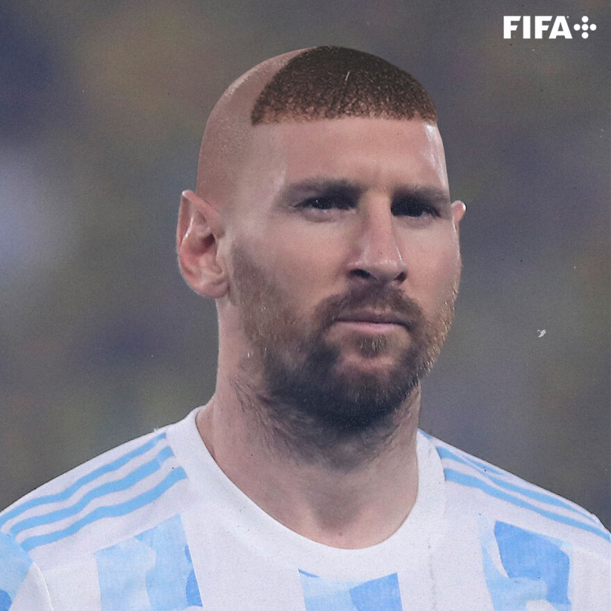 H FIFA παρουσίασε Μέσι και Κριστιάνο με το κούρεμα του Βραζιλιάνου Ρονάλντο από το 2002 