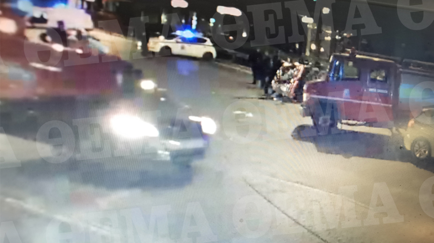 Βίντεο-ντοκουμέντο από το τροχαίο στην Κηφισίας με τους δύο τραυματίες