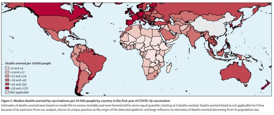 Κορωνοϊός: Τα εμβόλια απέτρεψαν 20 εκατ. θανάτους παγκοσμίως το πρώτο έτος χορήγησής τους, δείχνει έρευνα