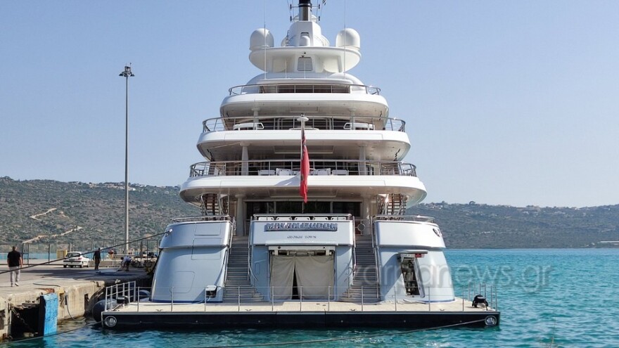 Κρήτη: Στη Σούδα η υπερπολυτελής θαλαμηγός του Μεξικανού μεγιστάνα Αλμπέρτο Μπελέρες  - Δείτε φωτογραφίες