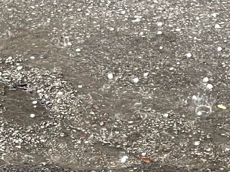 Λάρισα: Ξαφνική χαλαζόπτωση και μπουρίνι - Δείτε φωτογραφίες και βίντεο