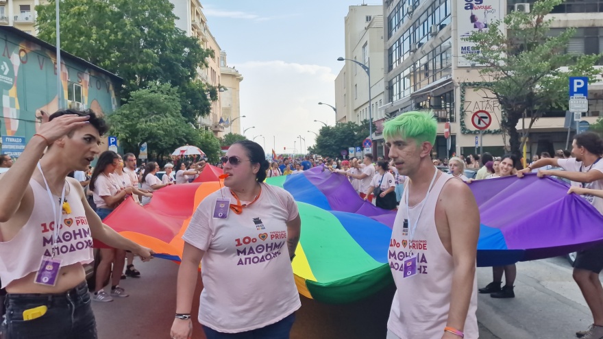 Θεσσαλονίκη: Δείτε φωτογραφίες και βίντεο από το Thessaloniki Pride