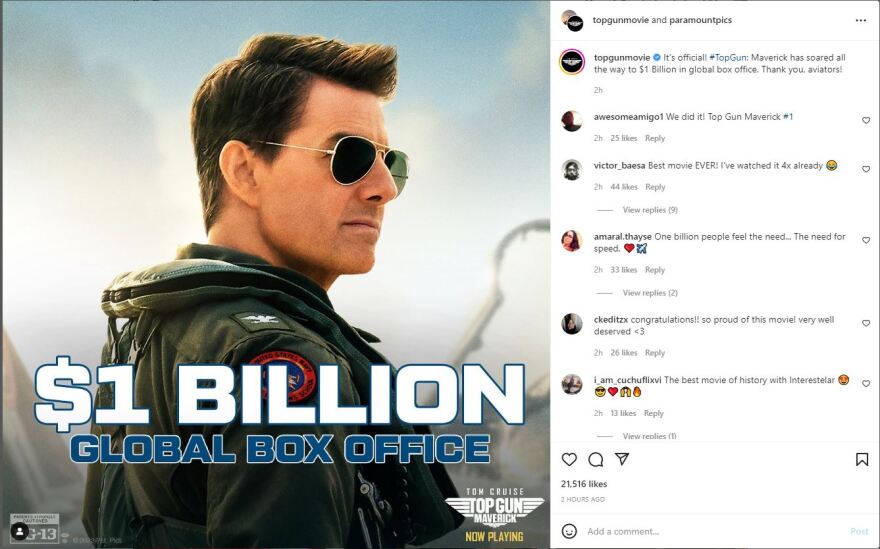 «Top Gun: Maverick»: Ο Τομ Κρουζ τίναξε την μπάνκα στον αέρα - Ξεπέρασαν το 1 δισ. οι εισπράξεις