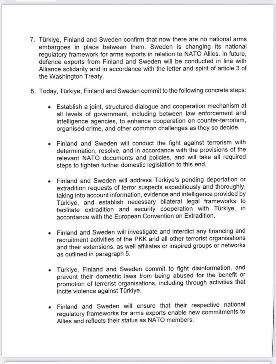 Μπάιντεν για την υπογραφή του τριμερούς μνημονίου: Yπέροχα νέα, ενισχύεται το ΝΑΤΟ