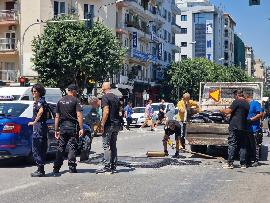 Θεσσαλονίκη: Οθωμανικό πηγάδι έκρυβε η τρύπα που άνοιξε στο κέντρο της πόλης