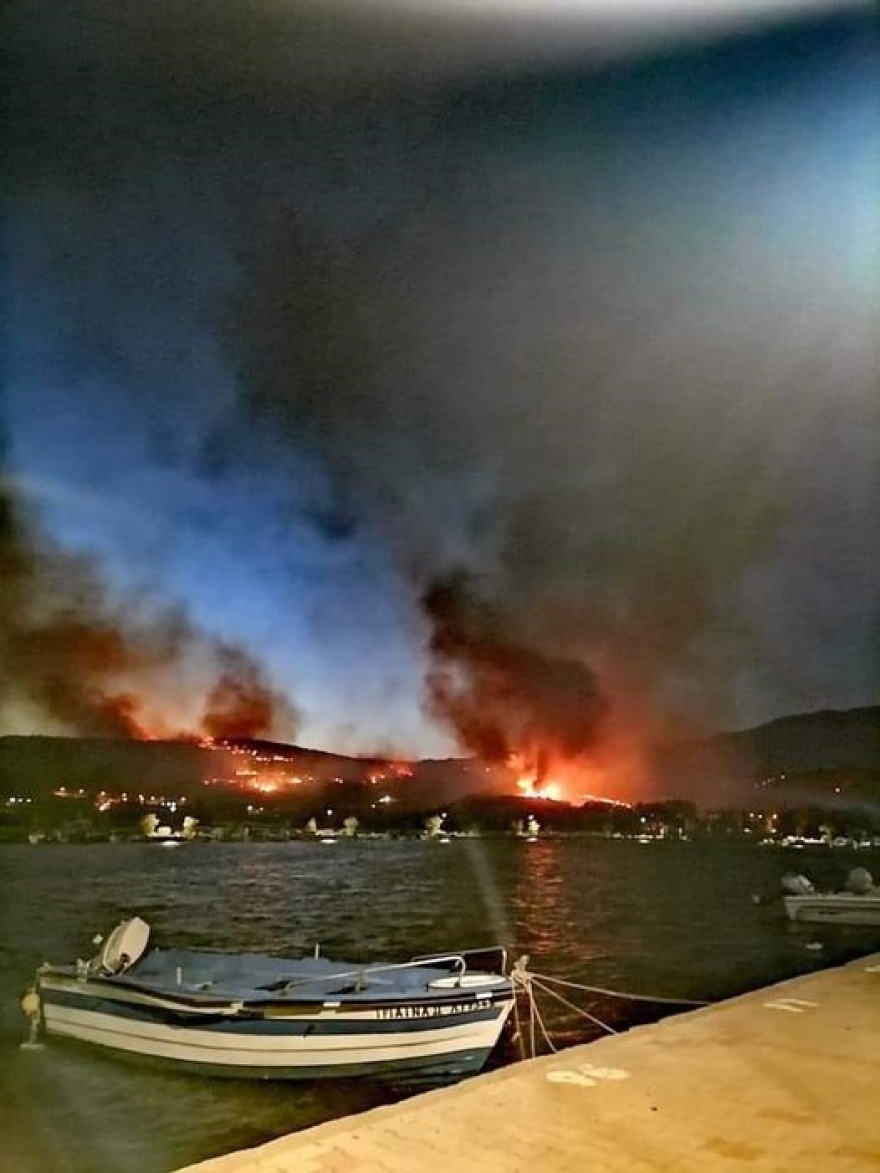 Φωτιές: Πύρινα μέτωπα σε Ιτέα και Κρανίδι - Στη μάχη τα εναέρια μέσα 