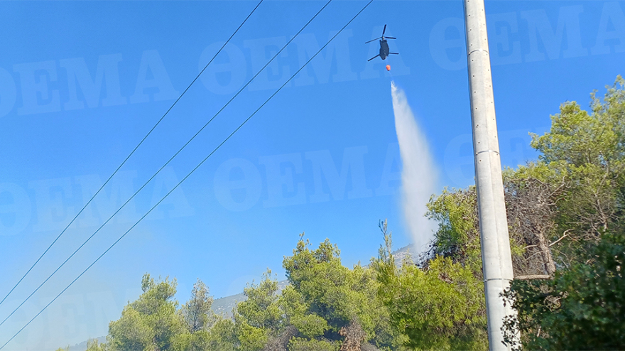 Οριοθετημένη η μεγάλη φωτιά στο Πόρτο Γερμενό - Καίει στο βουνό, έχουν κοπάσει οι άνεμοι