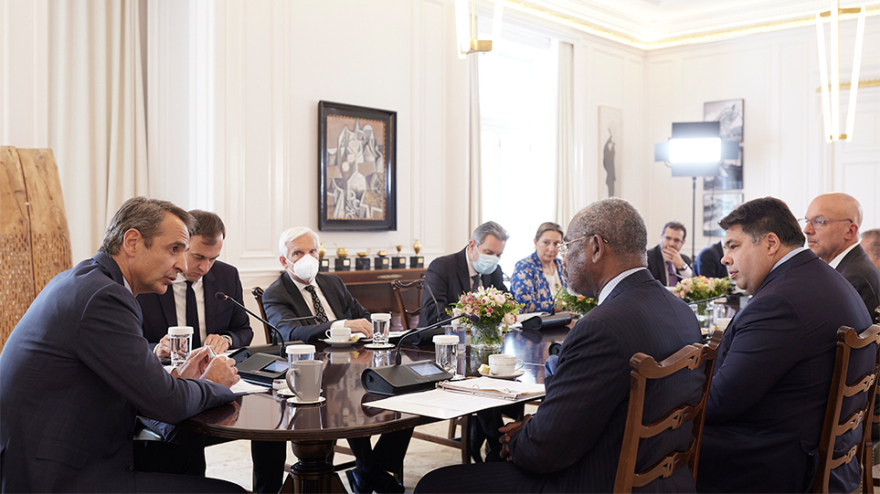 Αναλυτική παρουσίαση των προκλήσεων στην Ανατολική Μεσόγειο από τον Μητσοτάκη σε Αμερικανούς βουλευτές 