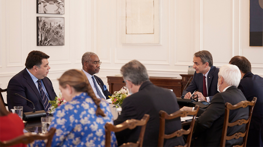 Αναλυτική παρουσίαση των προκλήσεων στην Ανατολική Μεσόγειο από τον Μητσοτάκη σε Αμερικανούς βουλευτές 