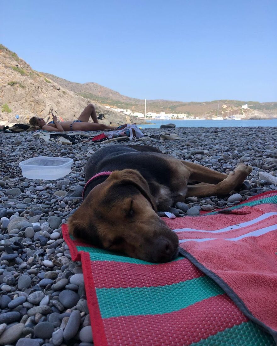 Παυλίνα Βουλγαράκη: Ποζάρει τόπλες στα Κύθηρα