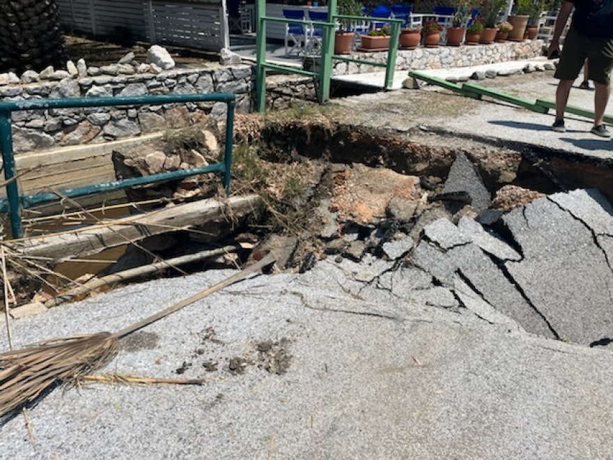 Καιρός: Κηρύχθηκε σε κατάσταση έκτακτης ανάγκης η Σκύρος μετά τις καταστροφές από την κακοκαιρία