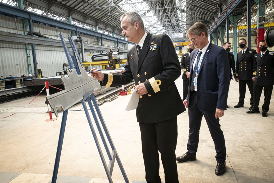 Ξεκίνησε στη Γαλλία η ναυπήγηση και της 2ης ελληνικής φρεγάτας Belh@rra