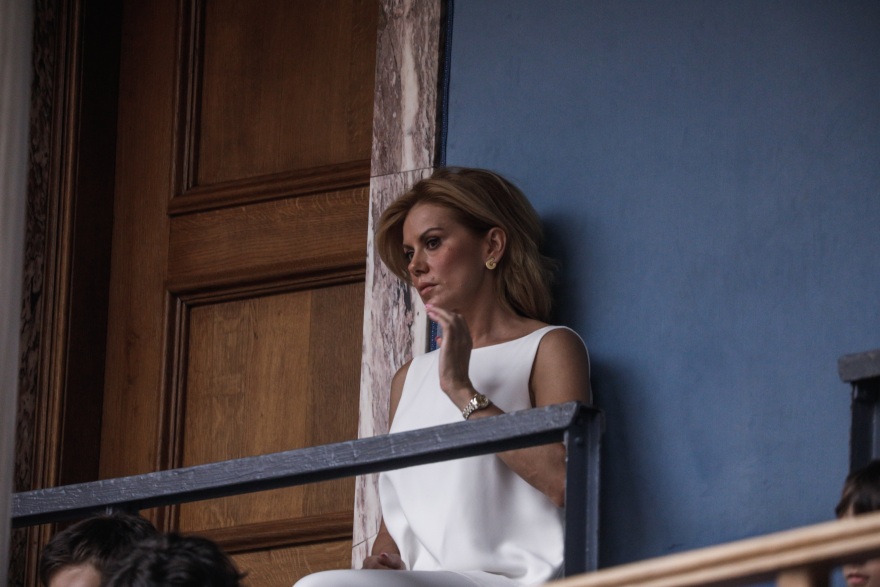 Άδωνις Γεωργιάδης - Ευγενία Μανωλίδου: Μαζί στη Βουλή μετά τη διάψευση των φημών ότι τη χτύπησε - Δείτε φωτογραφίες