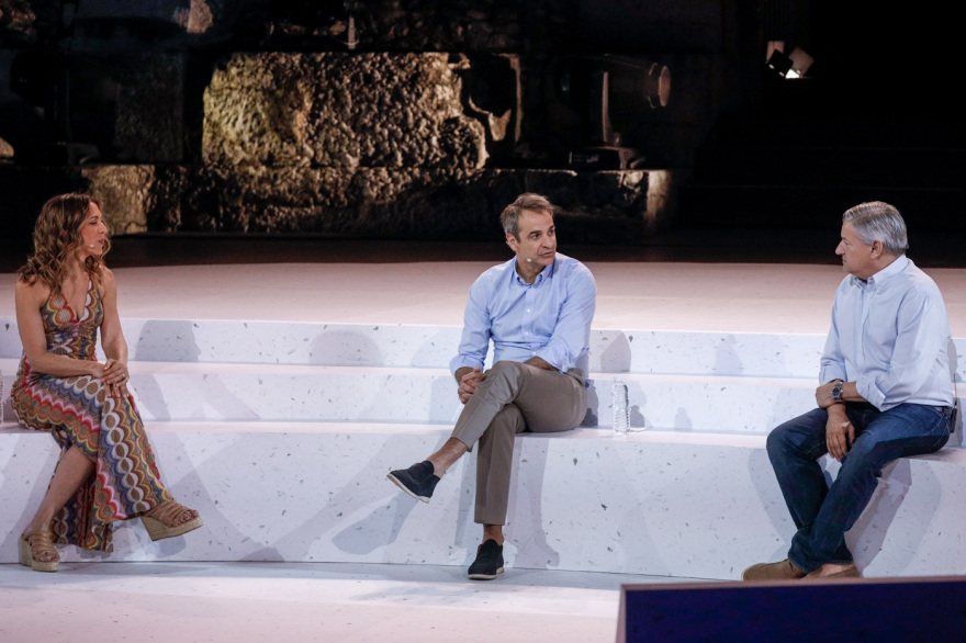 Στο Ηρώδειο Κυριάκος και Μαρέβα Μητσοτάκη με τον CEO του Netflix, Τεντ Σαράντος - Δείτε φωτογραφίες