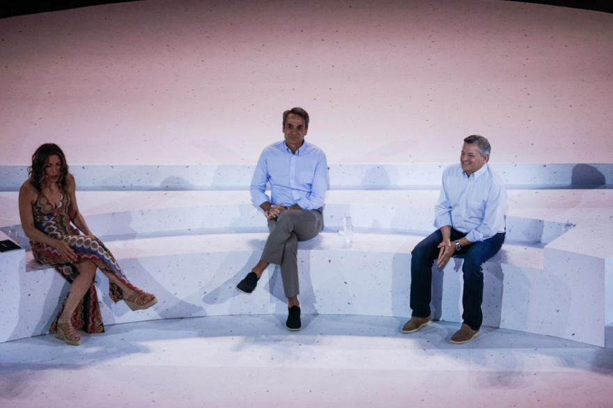 Στο Ηρώδειο Κυριάκος και Μαρέβα Μητσοτάκη με τον CEO του Netflix, Τεντ Σαράντος - Δείτε φωτογραφίες