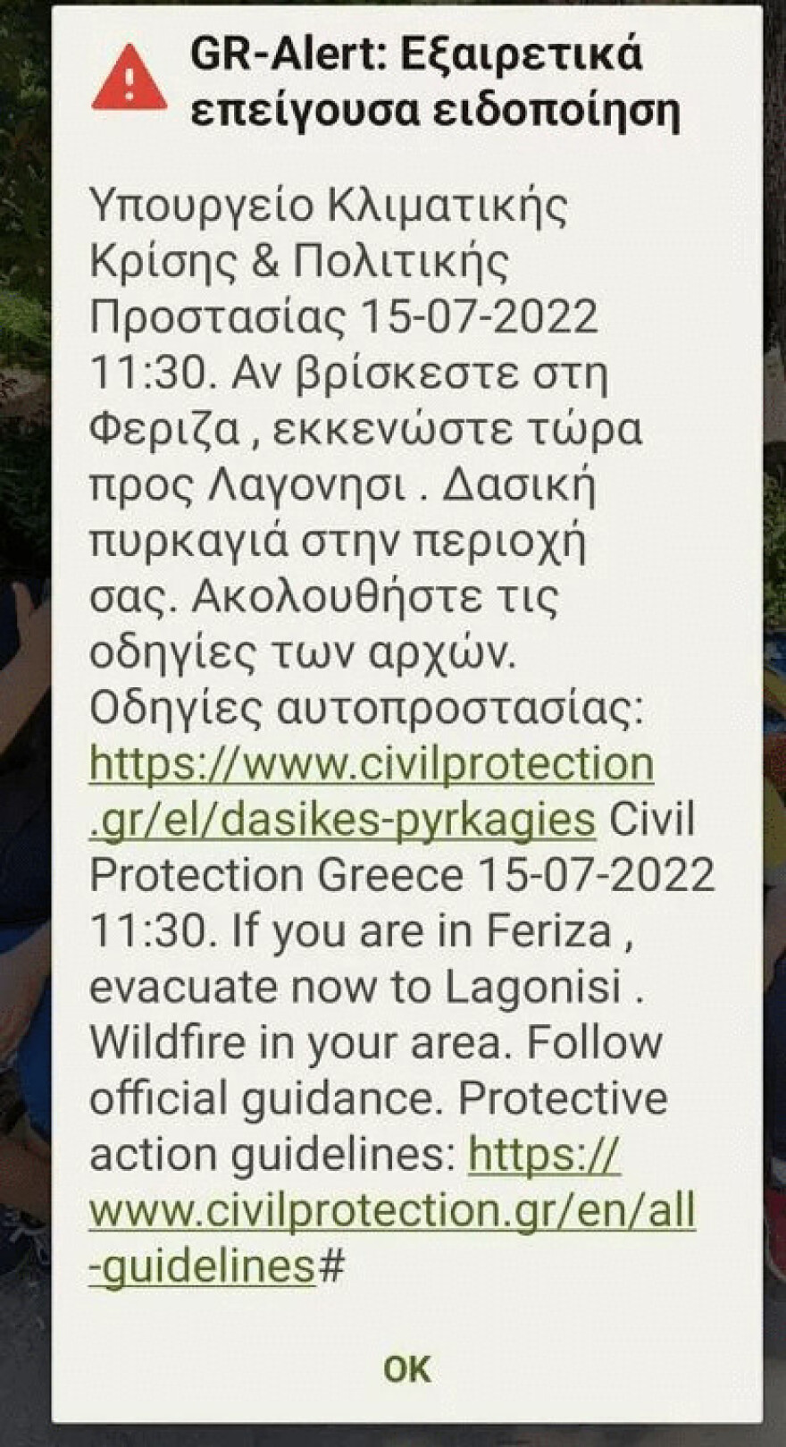 Φωτιά τώρα: Σε ύφεση η πυρκαγιά στο δήμο Σαρωνικού, στην περιοχή Φέριζα 