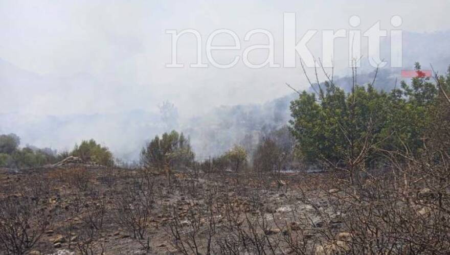 Φωτιές: Χωρίς ενεργό μέτωπο η πυρκαγιά στο Ρέθυμνο