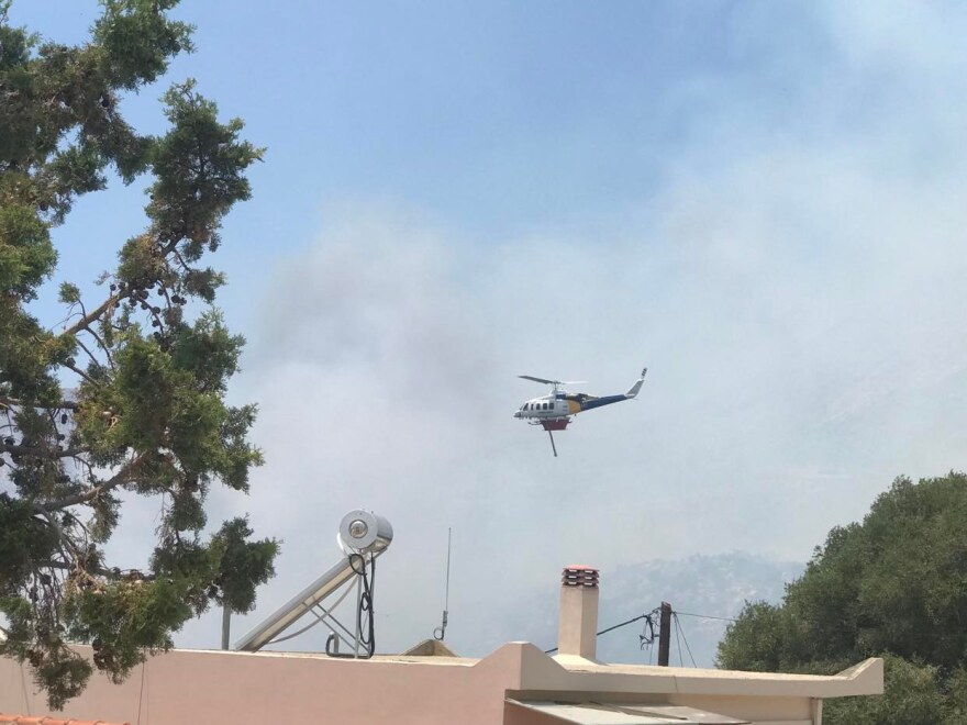 Φωτιές: Χωρίς ενεργό μέτωπο η πυρκαγιά στο Ρέθυμνο