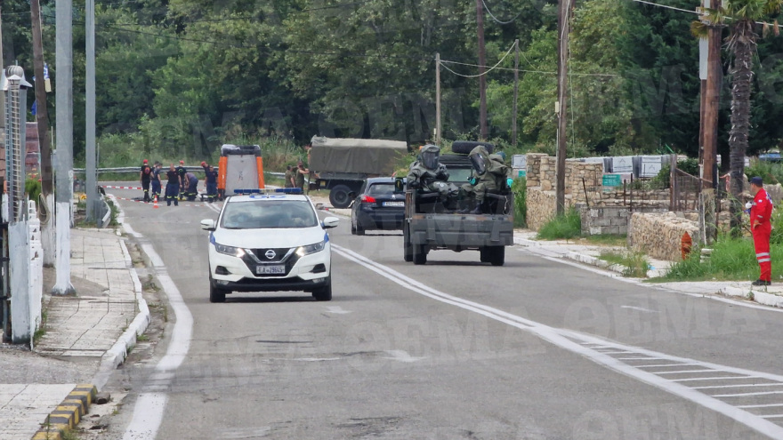 Καβάλα: Ξεκίνησαν οι έρευνες από τον ειδικό λόχο βιολογικής άμυνας στην περιοχή που συνετρίβη το Αντόνοφ