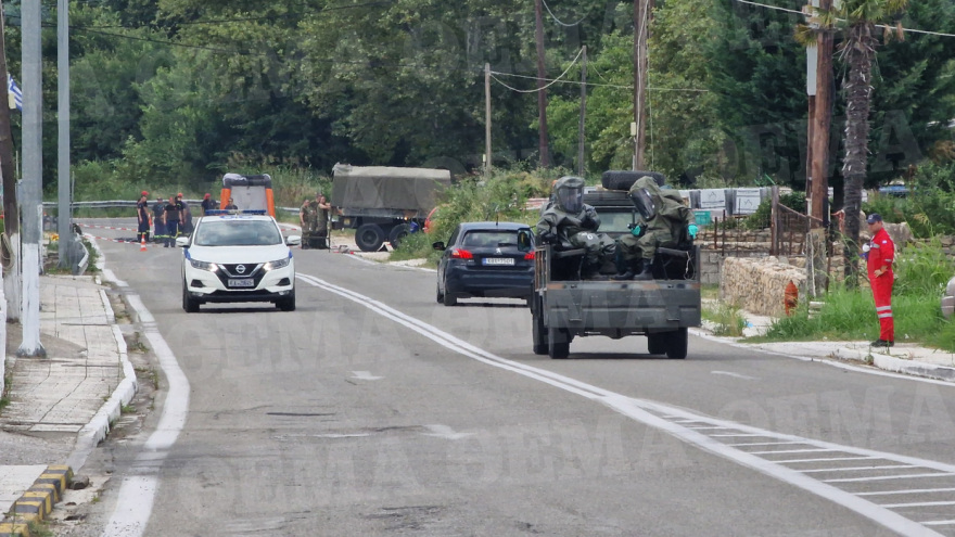 Καβάλα: Ξεκίνησαν οι έρευνες από τον ειδικό λόχο βιολογικής άμυνας στην περιοχή που συνετρίβη το Αντόνοφ