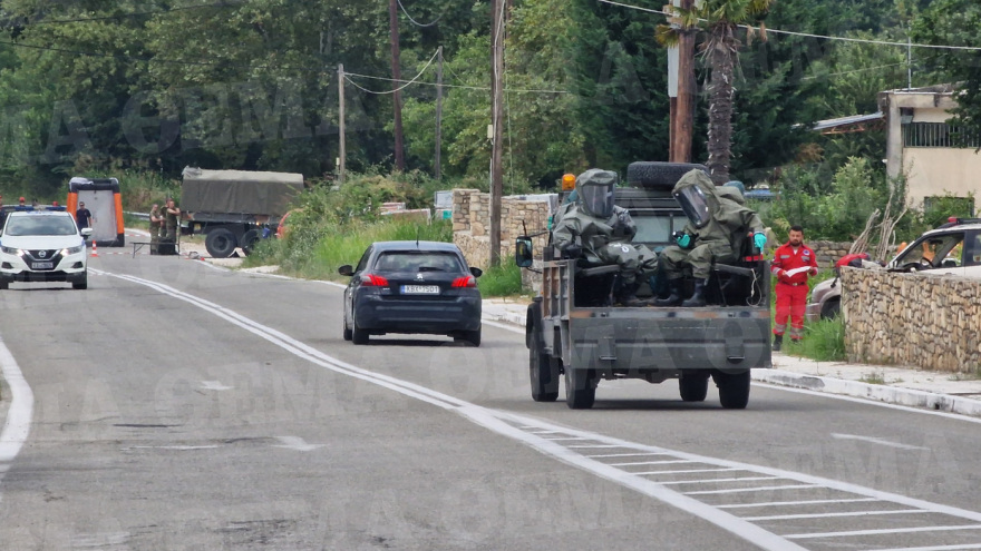 Καβάλα: Ξεκίνησαν οι έρευνες από τον ειδικό λόχο βιολογικής άμυνας στην περιοχή που συνετρίβη το Αντόνοφ