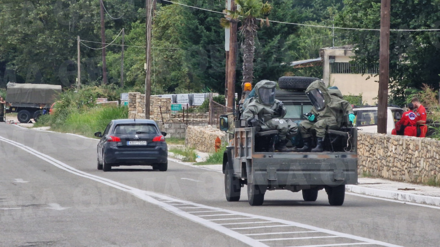 Καβάλα: Ξεκίνησαν οι έρευνες από τον ειδικό λόχο βιολογικής άμυνας στην περιοχή που συνετρίβη το Αντόνοφ