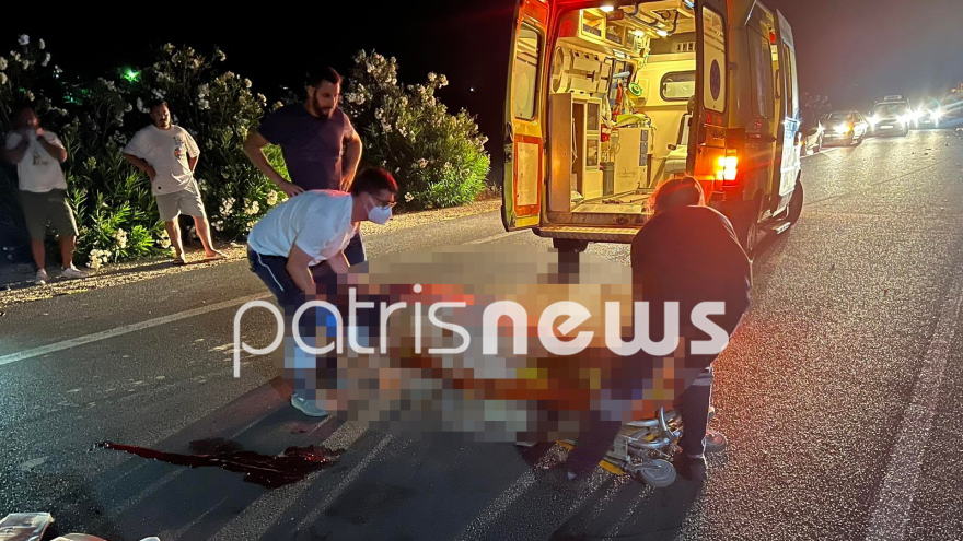 Ηλεία: Τροχαίο με έναν νεκρό στο Κατάκολο - Αυτοκίνητο παρέσυρε μηχανάκι