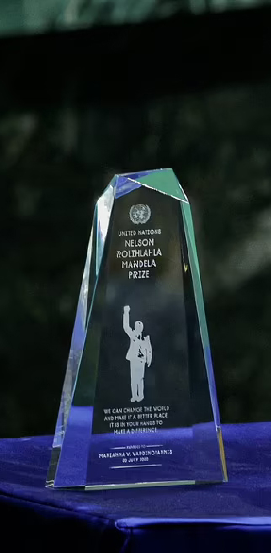 Στη Μαριάννα Βαρδινογιάννη το βραβείο Nelson Mandela 2020 του ΟΗΕ