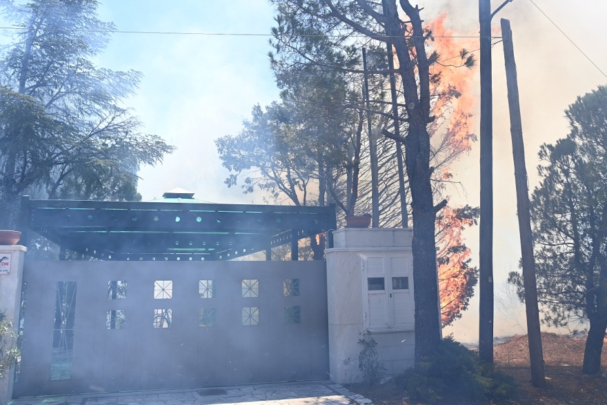 Φωτιά στην Πεντέλη: Καμένα σπίτια, οχήματα κι επιχειρήσεις αφήνει πίσω της η πυρκαγιά 